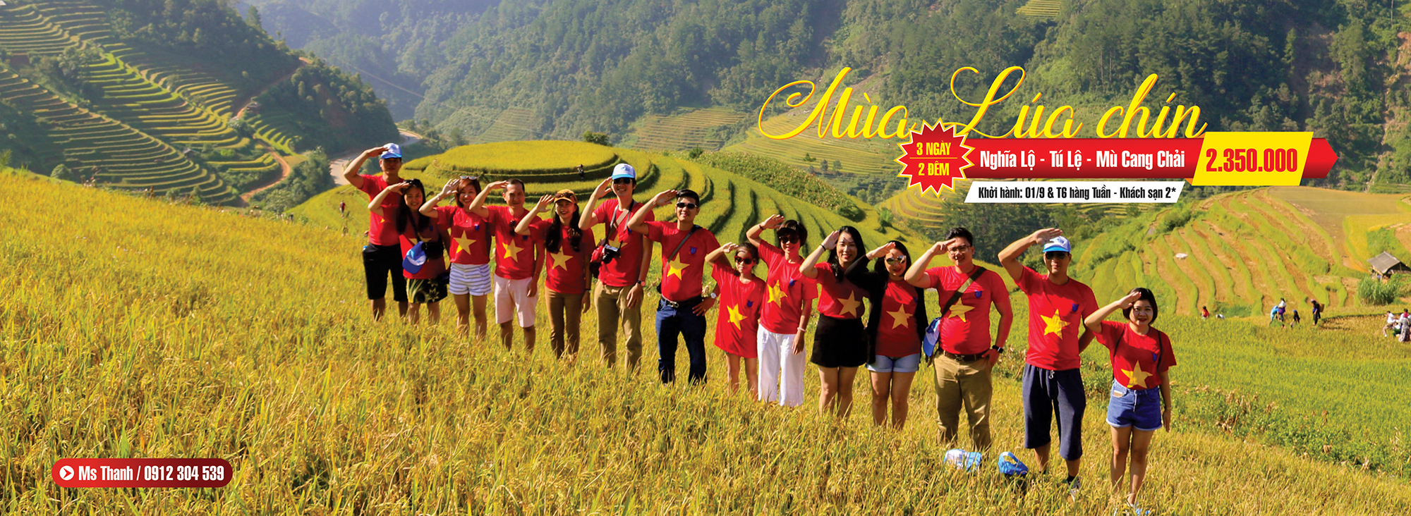 Nghĩa Lộ - Mù Cang Chải - Tú Lệ Tháng 9 - 3 Ngày 2 Đêm Dịp Lễ 2/9 - Ảnh 1