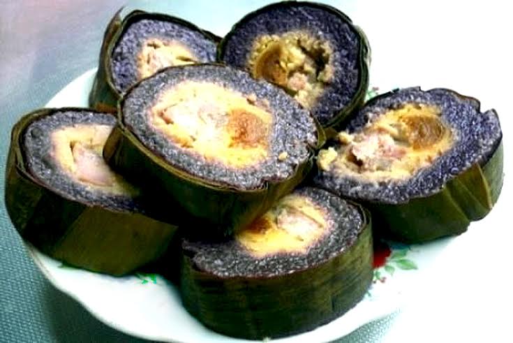 Bánh chưng đen Bánh chưng đen