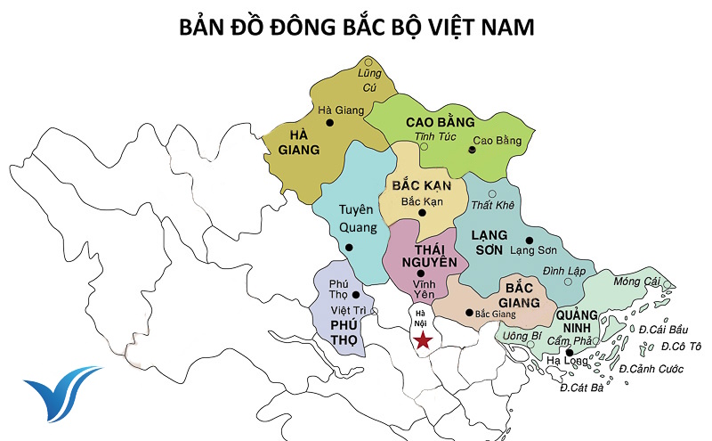 Vị Trí Địa Lý Vùng Đông Bắc Vị Trí Địa Lý Vùng Đông Bắc