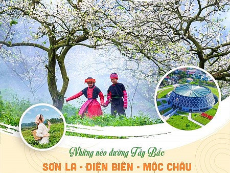 Chương Trình  Hà Nội - Sơn La - Điện Biên - Mộc Châu Tết Âm Lịch