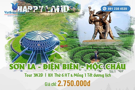 Hà Nội - Sơn La - Điện Biên | Khởi Hành Tết Dương Lịch 2025