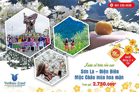 Khám Phá Sơn La - Điện Biên dịp Tết Nguyên Đán 2025