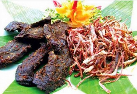 Món Ngon Núi Rừng Tây Bắc Thịt Trâu Gác Bếp