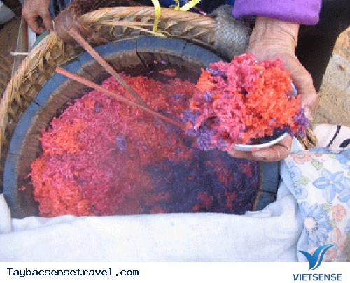 Xôi nếp ngũ sắc