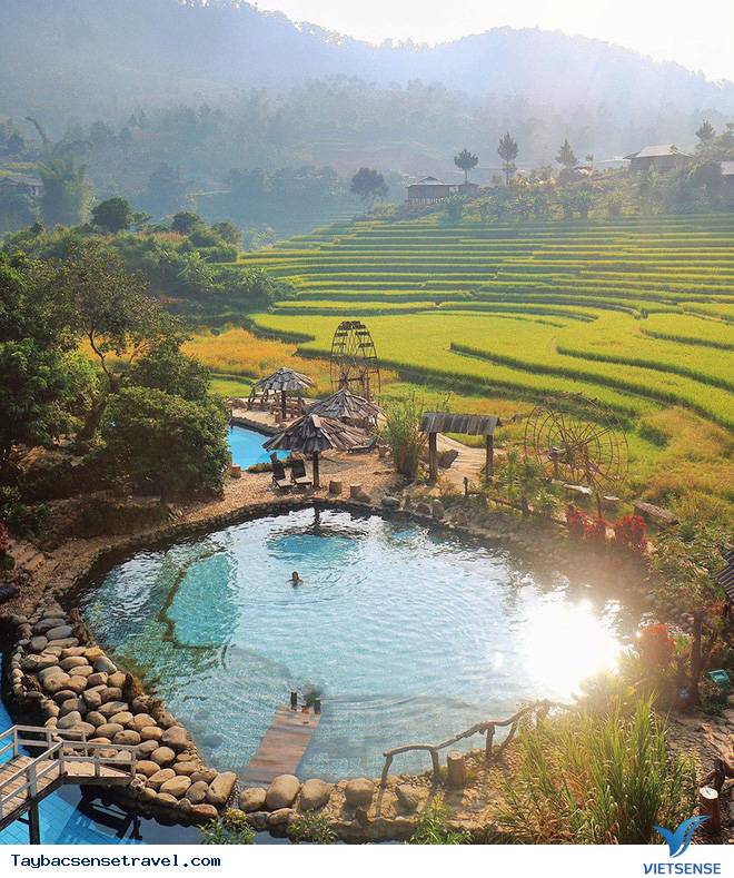 Trải nghiệm suối nước nóng Trạm Tấu tại Yên Bái - Ảnh 1 Trải nghiệm suối nước nóng Trạm Tấu tại Yên Bái - Ảnh 1